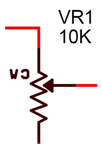 Variable Resistor Schematic Symbol 10K Variable Resistor Schematic Symbol