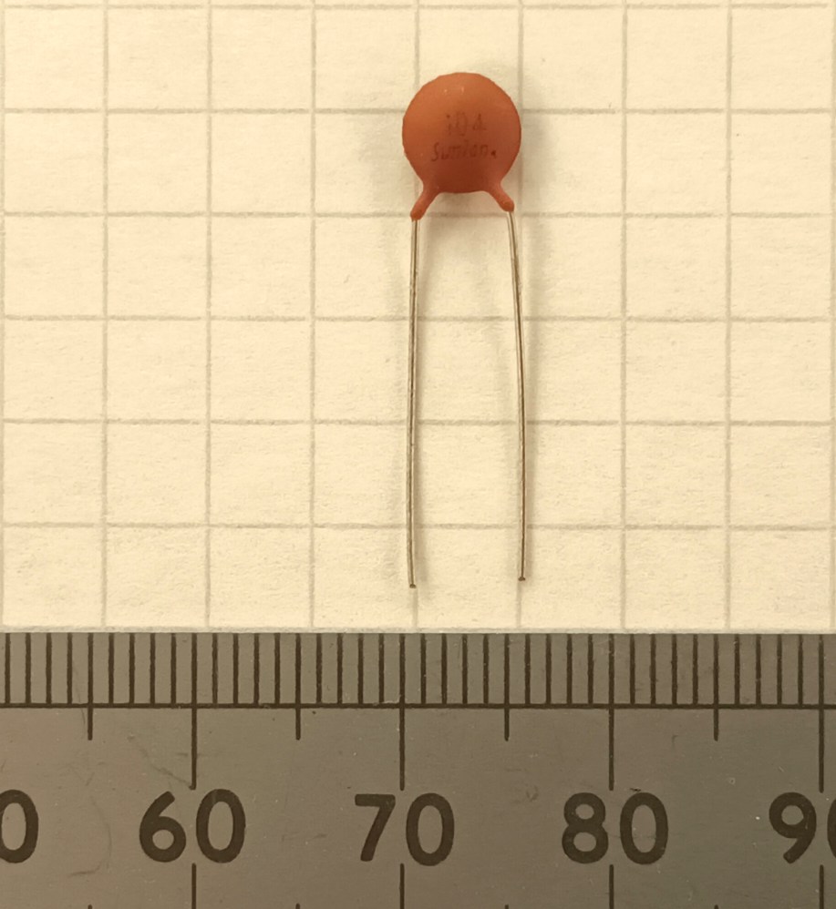 click to enlarge 100nF 50V 104Z Ceramic Disc
Capacitor