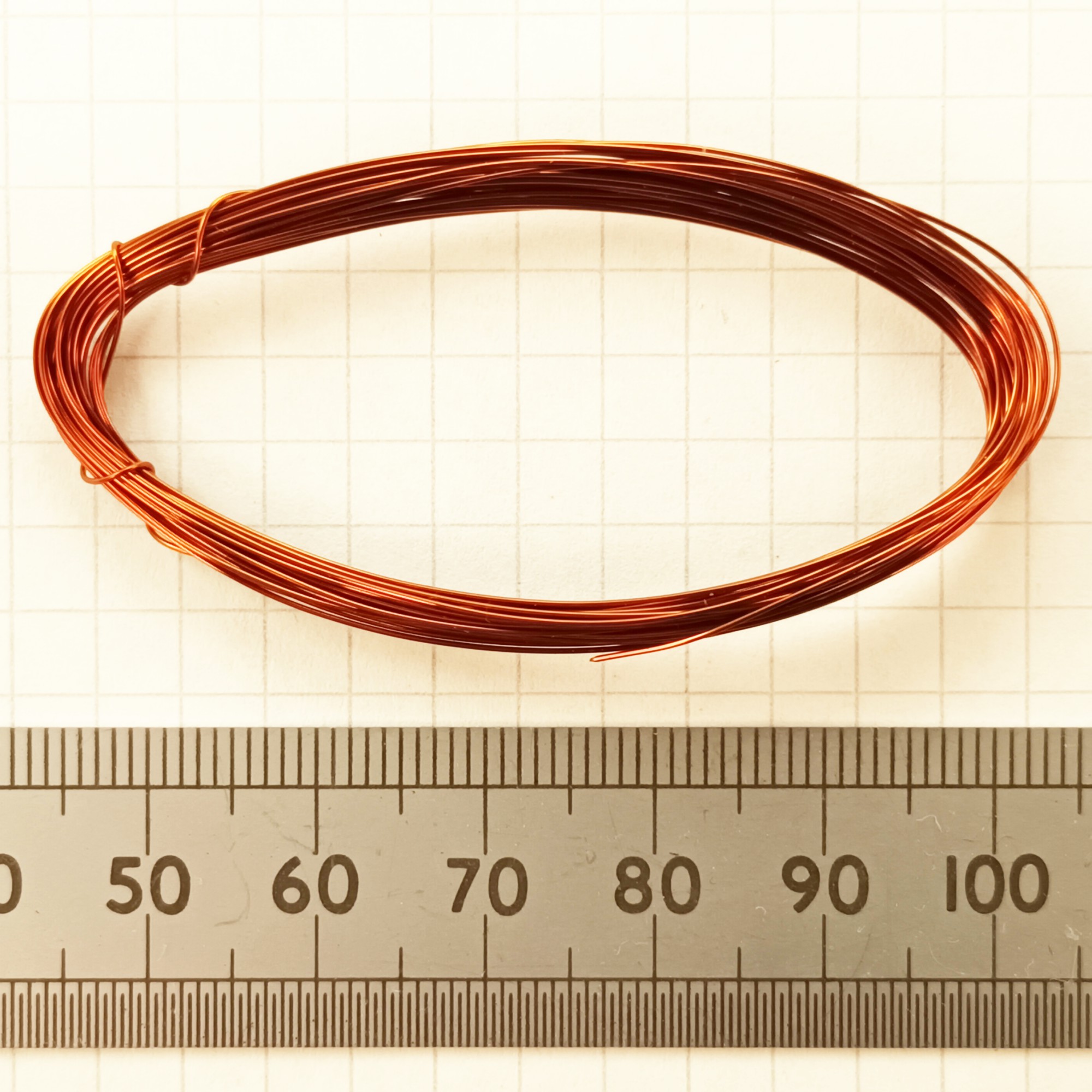 click to enlarge 30 SWG Enamelled Copper Wire
4m as used in the HJW Electronics srystal set radio kit.