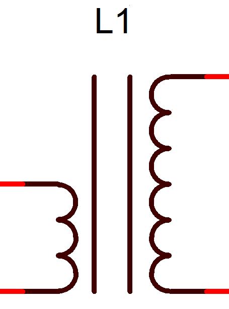 click to enlarge Schematic diagram of ferrite rod
and coils as used in the HJW Electronics crystal set radio
kit.