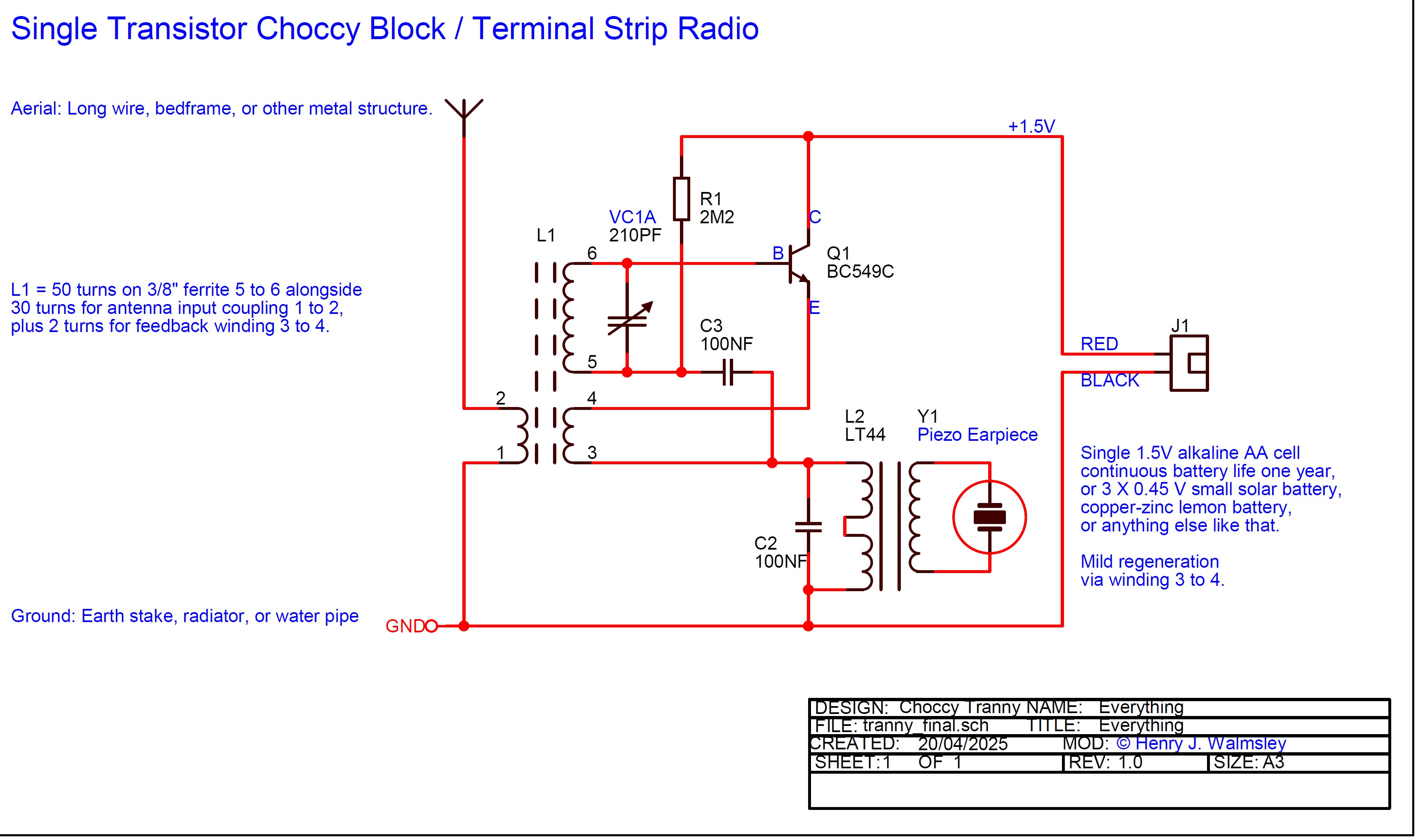 click to
enlarge CBCSRK-1T One (1) Transistor
Modification