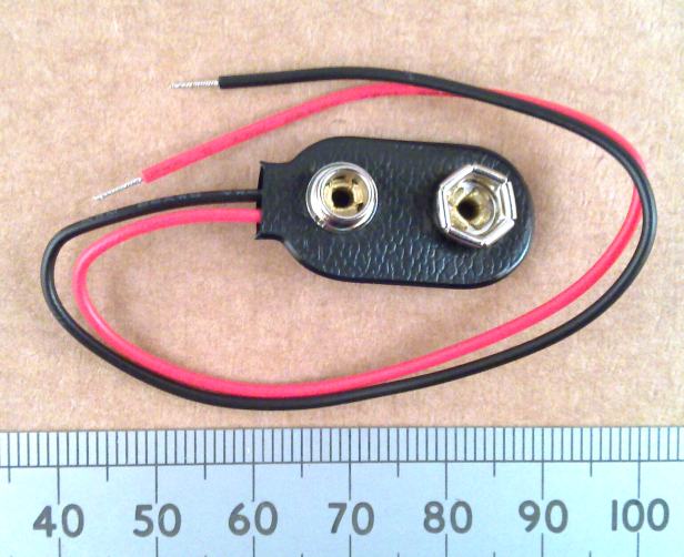 PP3, 6LR61 or
          1604A Battery Clip