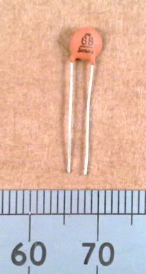 Ceramic Disc
          Capacitor 68pF