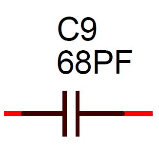 68pF Capacitor
          Schematic Symbol