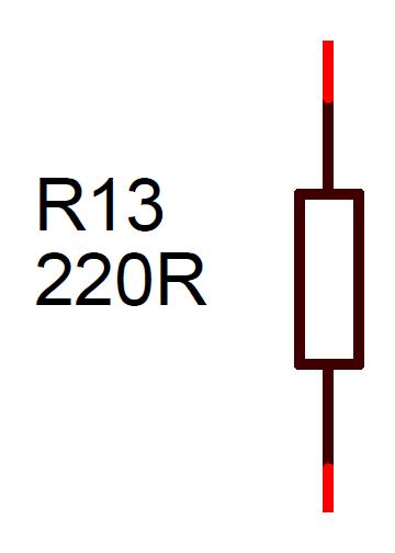 220 Ohm Resistor Schematic Symbol