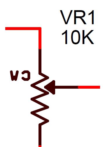 Variable Resistor Schematic
          Symbol